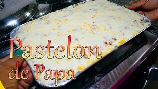 Receta Pastelón de PAPA  Cocinando con Yolanda [upl. by Eibba]