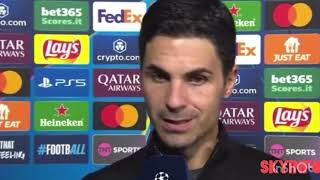 ANGRY Arteta Post Match Interview  intermilian 10 Arsenal [upl. by Roche656]