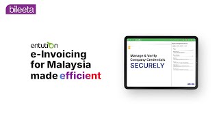 Effortless eInvoicing for Malaysia with Entution [upl. by Angelico]