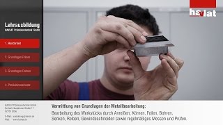 Grundlagen Metallbearbeitung bei der Ausbildung zum Zerspanungsmechaniker [upl. by Jeaz]