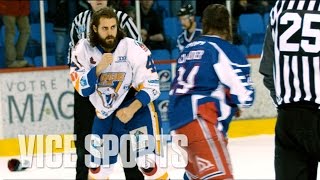 Drop The Gloves Canadas Toughest Hockey League [upl. by Tanitansy]