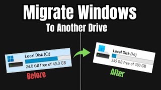 EASIEST Way to Migrate Windows to Another Drive FOR FREE SSD amp HDD [upl. by Keppel210]