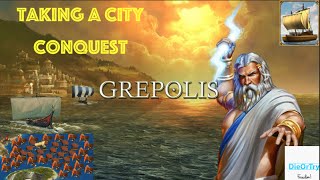 Grepolis  How to Take a City Conquest [upl. by Ennovi]