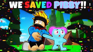 We Saved PIBBY From CORRUPTION in Roblox BROOKHAVEN RP [upl. by Amlez833]