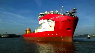 Tewaterlating Sapura Diamante Seadrill IHC Merwede Krimpen [upl. by Neemsay243]