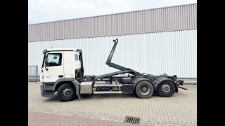 DAIMLERBENZ Actros 2541 L 6x2 Retader Lenkachse [upl. by Hagai595]