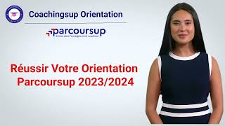 Atelier Réussir Parcoursup 2024 Coachingsup Orientation [upl. by Lidda]