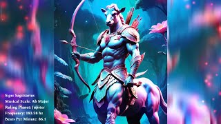 quotSagittarius Frequency 18358 Hz Jupiter Energy Astrology amp Planetary Music A♭ Major  No Loopsquot [upl. by Anirual]