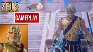 New Zeus Skin Gameplay Fortnite Battle Royale [upl. by Inahpit]