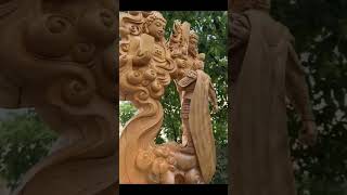 😍Redwood Woodsculpture woodcraft artandcraft youtubeshorts shorts foryou 💗 [upl. by Dale]