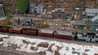 Double Fairlie on the garden layout at Rothley GCR [upl. by Ydiarf333]