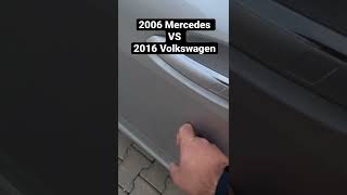 2006 Mercedes S350 VS 2016 Volkswagen Golf Kapı sesi karşılaştırma Hangisi Tok shorts [upl. by Noskcaj407]