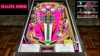 Dealers choice williams 1973 Visual pinball [upl. by Laurentium913]