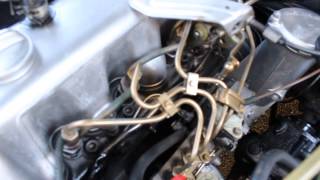 Mercedes W123 240D Engine start [upl. by Oreste]