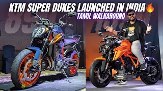 KTM 1390 Super Duke R amp 890 Launched in India  Tamil Walkaround Review  Prices  😳 [upl. by Ymor]