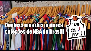 Conheci uma das MAIORES coleções de NBA do Brasil [upl. by Ycam]