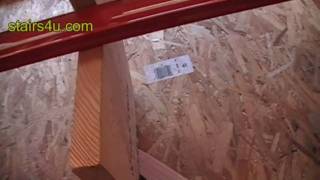 Adjusting Stair Stringers Using Shims  How to Build Stairs [upl. by Lynnea]