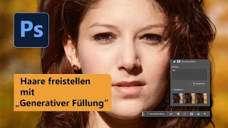 Haare freistellen mit quotgenerativer Füllungquot [upl. by Petracca]