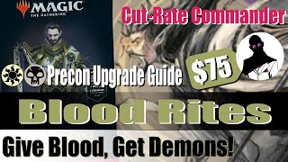 CutRate Commander  Blood Rites Precon Upgrade Guide [upl. by Cordey]