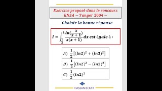 Exercice 36 calcul intégral [upl. by Reube8]