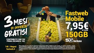 Con Fastweb Mobile hai 3 mesi di offerta gratis [upl. by Ahsinrats]