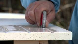 BUSHBOARD MSTONE Forming Drainer Grooves [upl. by Hen569]