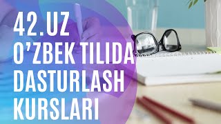 Ozbek tilida dasturlash kurslari  42uz [upl. by Okiman]