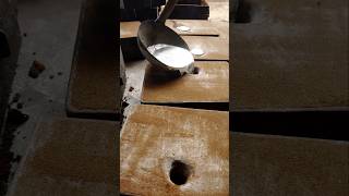 Metal Casting Ep 72  Unstoppable Molten Metal Pour shorts fy [upl. by Rayner]