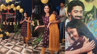 Mahanadhi Serial Kaveri Cute off screen BTS atrocities  Birthday celebration [upl. by Assilram]