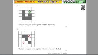 Q8 Edexcel GCSE Maths 1F November 2012 [upl. by Bowerman]