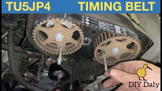 Citroen C4 16i timing belt amp water pump replacement [upl. by Everest786]