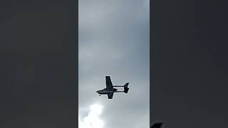 Cessna 337H idle throttle landing [upl. by Malone]