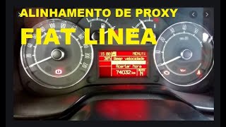 ALINHAMENTO PROXY FIAT LINEA wwwscannercarcombr [upl. by Obeded]