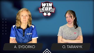 0630 Anzhela Sydorko  Olena Taranyk 20122024 WINCUP Women Master TABLE 1 [upl. by Qifar]