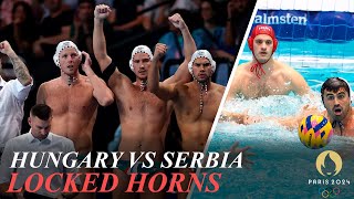 Water Polo Hungary Edge Past Rivals Serbia  Paris Olympics 2024 [upl. by Soinski]