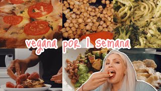 VEGANA POR 1 SEMANA tem muita receita [upl. by Ahsieken]