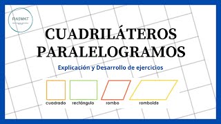 Cuadriláteros  Paralelogramos  Ejercicios resueltos [upl. by Inasah]