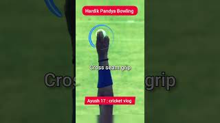 Hardik pandya cross seam boll grip ⚾ trendingshorts bolwingtips shortvideohardikpandyaytshorts [upl. by Borchert393]