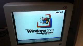 Windows 2000 startup [upl. by Ignacio]