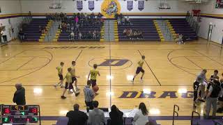 Deshler vs Thayer Central High School Boys Junior High Basketball [upl. by Sibyls]