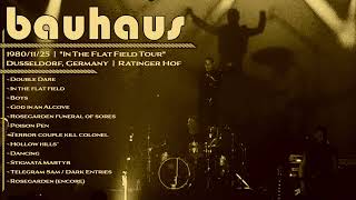 Bauhaus  LIVE 19801125  Germany In the Flat Field Tour [upl. by Annaiv]