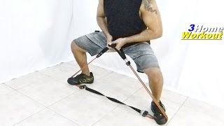 Fitness at Home LEGS EXERCISE  Sumo Squat Resistance Band [upl. by Sheri]