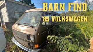 Barn Find 1985 Volkswagen Vanagon Westfalia Wolfsburg Edition [upl. by Niehaus562]