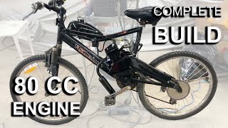 80cc Bicycle Engine From Amazon  Complete Build From Start to Ride [upl. by Ole190]