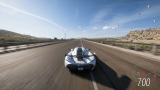 FORZA HORIZON 5  KOENIGSEGG JESKO WORLD RECORD  700 KMH 436 Mph TOP SPEED RECORD [upl. by Eilis]