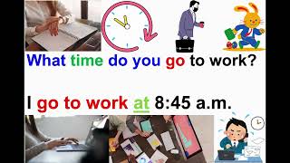 Learn Telling The Time 3 and Daily Activities [upl. by Eidac]