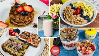 Ideas de DESAYUNOS SIN HUEVO Altos en Protéina Ptoda la Semana Sano Fácil PDiabetesColesterol [upl. by Ttnerb688]