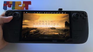 Death Stranding  Director’s Cut  Steam Deck OLED handheld gameplay  Steam OS [upl. by Yenahpets39]