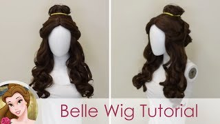 Belle Wig Tutorial  Beauty and the Beast D23 Special [upl. by Laroc768]