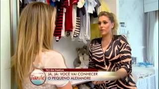 Ticiane mostra a intimidade de Ana Hickmann e conhece Alexandre Jr [upl. by Gypsie]